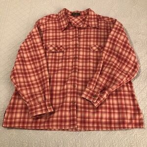 Eddie Bauer flannel shirt. Size XL.